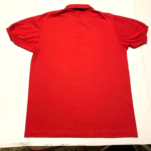 Vintage 90’s TJ’s Sports Garden, Wheeling, WV Red Short Sleeve Polo Shirt Large - Picture 4 of 8